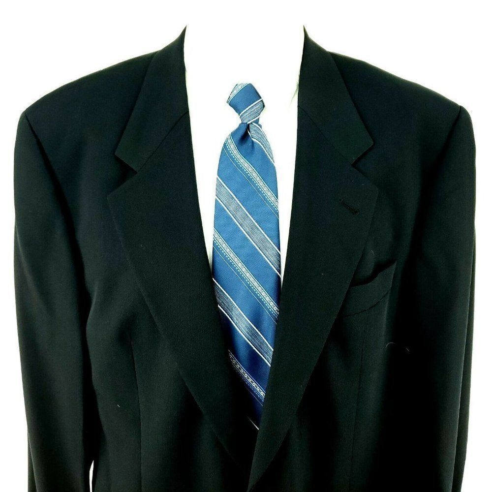 BOSS Hugo Boss Akropolis 42L 2 Button Black Wool B